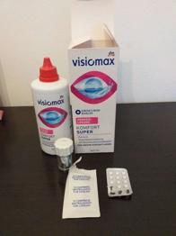 Visiomax Komfort Super Kontaktlinsen-Lösung mit 26 Tabletten