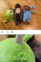 Verschenke 3 große Stofftiere