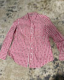 Damen gestreiftes Hemd