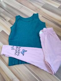 Leggings+ Unterhemd Gr. 140/146