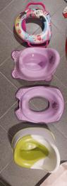 Baby Töpfchen und Kindersitz für die Toilette