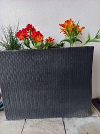 (reserviert) Rattan Blumentopf