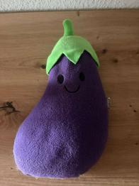 (reserviert) Wärmekissen Aubergine