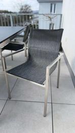 4x Outdoor Garten Stühle / Terrasse mit Defekt