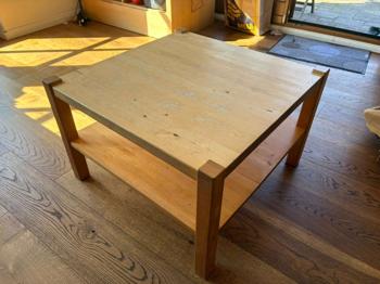 Couchtisch Vollholz Birke