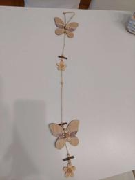 Holzdekoration Schmetterlinge