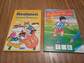 Verschenke Übungsbuch Rechnen+ Fussball Block