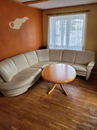 GROSSE LEDERCOUCH, ZUM VERSCHENKEN