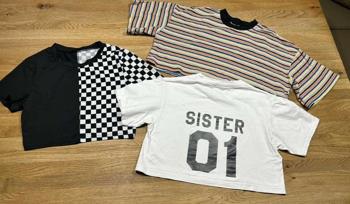 Shirt / Tops cropped , kurz Gr ca 164 ,34/36 , XS/ S