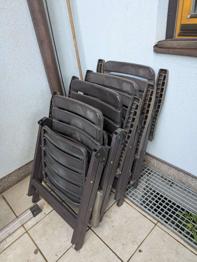 (reserviert) Klappbare Gartenstühle