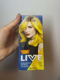 Gelbe Haarfarbe Schwarzkopf