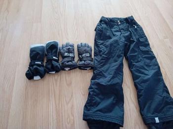Handschuhe, Skihose