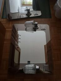 Spiegel mit Beleuchtung für Bad zu verschenken