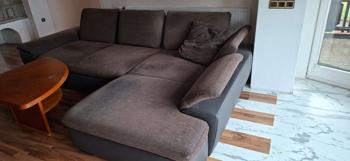 Couch mit Hocker