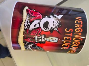 Spardose ohne ganzer Öffnung