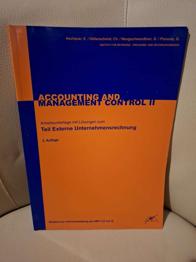 Accounting and Management Control II