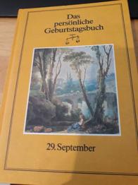 Geburtstagsbuch 29.09 Waage