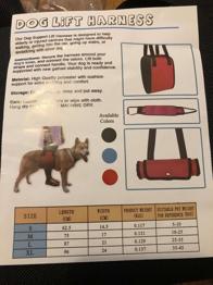 Tragehilfe für Hunde, neu