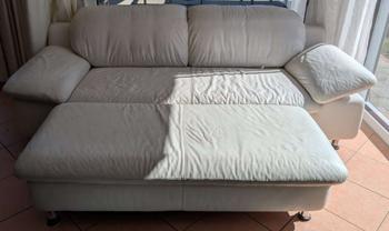 Couch Sofa Leder 3 teilig