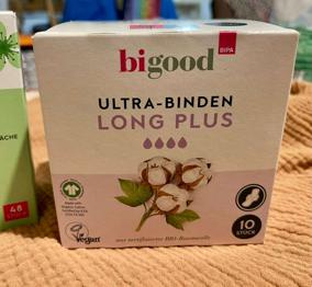 bigood Ultra-Binden Long Plus - 10 Stück - Bio & saugstark - NEU