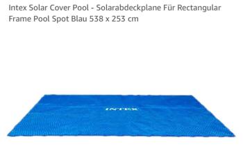 Intex Solar Cover Pool - Solarabdeckplane