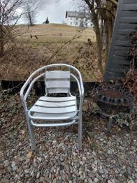 (reserviert) 2x Stühle Alu / Bistrostuhl / Gartenstühle