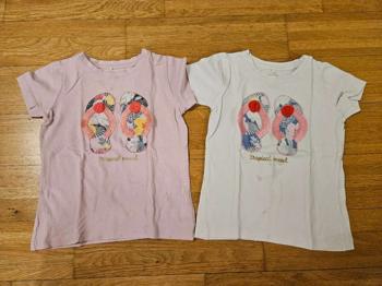 2 Kurzarmleiberl Gr. 104 Zwillinge