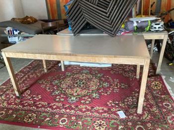 2 x Tisch aus Ausspeisung