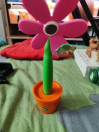 (reserviert) Deko Blume mit Stift Mömax Werbegeschenk