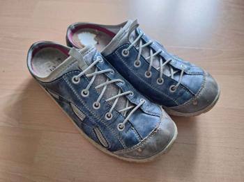 *Rieker* Damen sportliche Pantoletten, Gr.41+ neue Memory Foam Schuheinlagen dazu