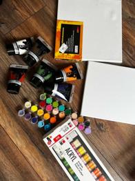 Malsachen zu verschenken Acryl Leinwände