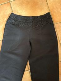 Don Gil Vintage Stoffhose Hose Damen mit Spitze