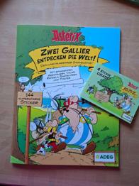 Adeg Sticker Asterix zwei Gallier entdecken die Welt