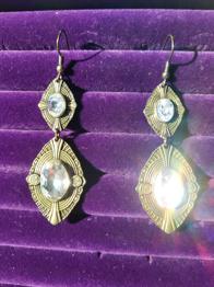 Neue Hängeohrringe in Bronzeoptik - gratis