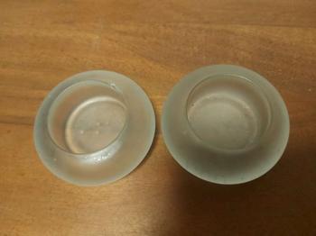 2x Teelichthalter zu verschenken