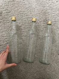 3 Glasflaschen