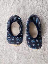 Turnpatscherl/ Gymnastikpatscherl, ca. Gr. 25/26, blau, 