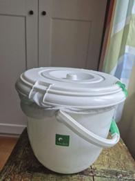 Totsbots Stoffwindel Eimer mit Netz