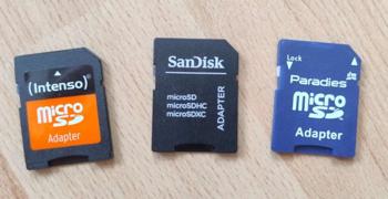 Adapter für micro SD Karten