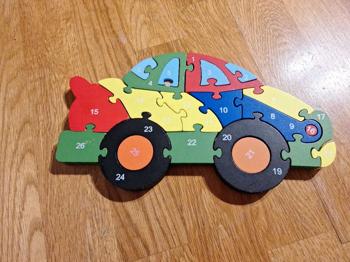 (reserviert) Puzzles Holz Auto 1-26