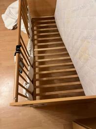 Gitterbett inkl. Lattenrost u Matratze