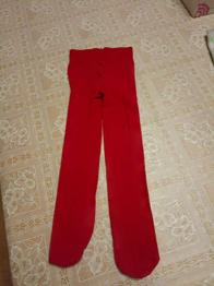 Gr.92 rote Strumpfhose schon genäht