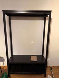 Garderobe Ikea Schwarz