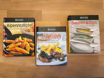 Kochbuch 3 Stück Alpenrezepte; Italien; Saucen & Dips