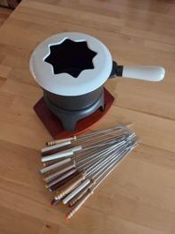 Fondue Topf, Gusseisen