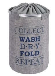 WENKO Wäschesammler Mod. RINGO Wäschekorb Wäschetonne grau 68L NP42,99