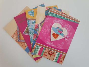 Neu, verschiedene Grußkarten, English Style