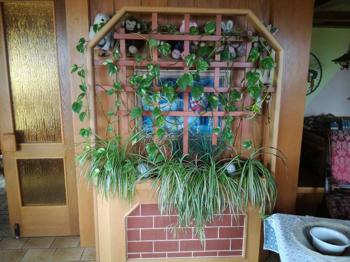 Mobiler Raumteiler, massive Ausführung