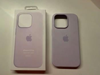 iPhone 14 Pro Silikon Case mit MagSafe, Lilac / Flieder