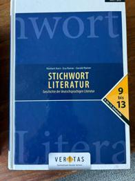 Schulbuch Geschichte der deutschsprachigen Literatur
